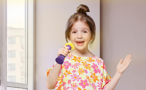 Micrófono Ekids Disney Wish Toy Para Niños Con Música Integr