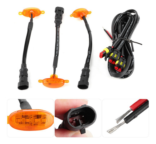 Luces Led Para Parrilla De Auto, 3 Piezas