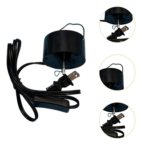 Motor Giratorio De Viento, Enchufe Estadounidense De 110v,