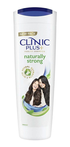 Clinic Plus + Champú Saludable Naturalmente Fuerte Con Ext.