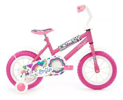 Bicicleta Rodado 12 Stark Smile Infantil Rosa