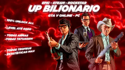 Up De Contas Gta 5 Online Pc - 1 Bilhão