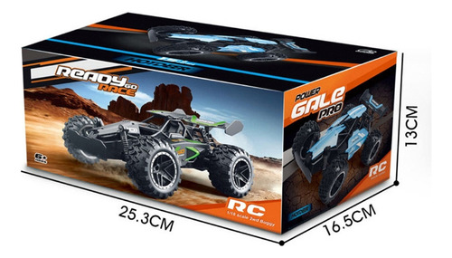 Coche Todoterreno Rock Crawler A Radiocontrol A Escala 1/18b
