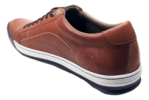 Sapatenis Masculino Couro Elástico Freeway Odin Terracota