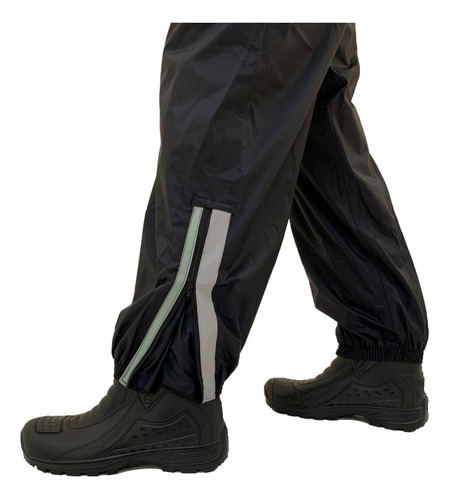 Imagem 6 de 6 de Capa De Chuva Moto Nylon Ventus Com Forro E Gola Motoqueiro