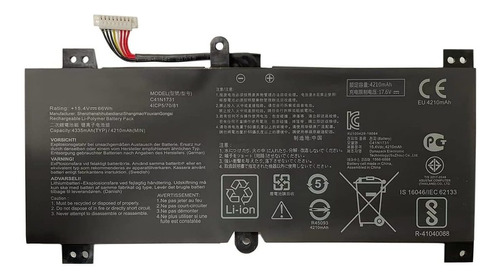 Bateria Repuesto Para Portatil Asus Rog Strix