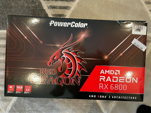 Imagen 1 de 1 de Nuevo Powercolor Amd Radeon Rx 6800 Xt  Tarjeta Grafica