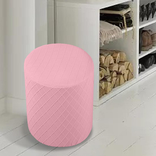 2 Protector De Muebles De Taburete Con Funda Otomana Redonda