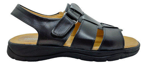 Sandalia Franciscana Hombre 100% Cuero Vacuno C/velcro 8503