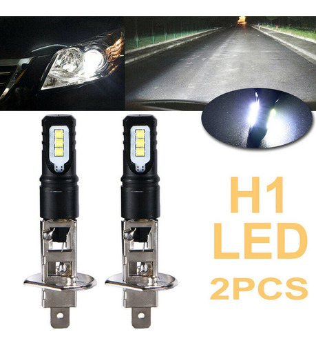 ! Kit De 4 Bombillas Led For Faros Delanteros H1 6000 K,
