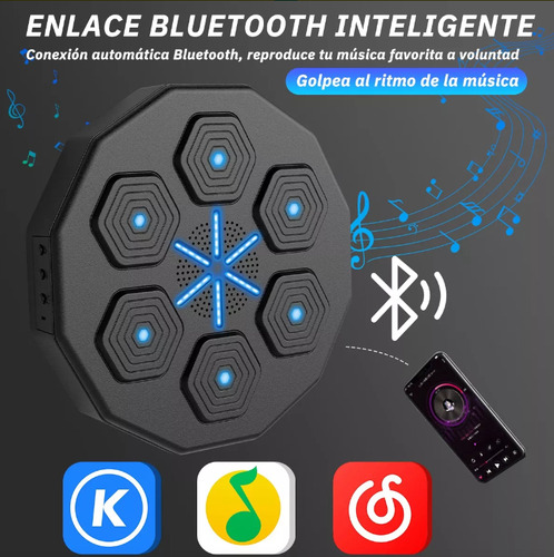 HYsmart Musical Boxing máquina de boxeo electrónica con funcionalidad bluetooth