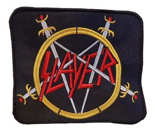 Parches Bordados Espalda Pantera Sepultura Slayer Metallica