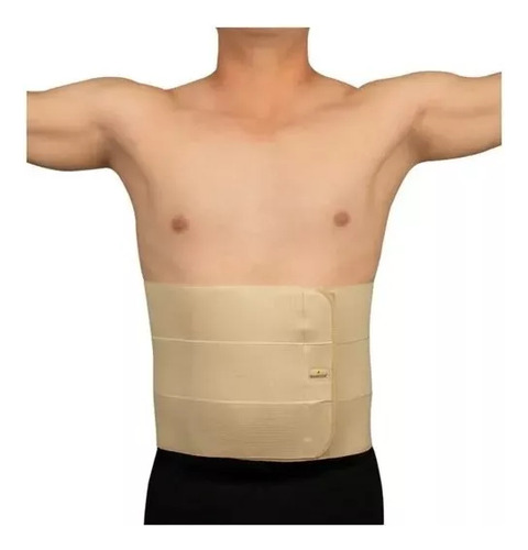 Faja Lumbar Abdominal Tri Panel Elastica  Benesta Beige