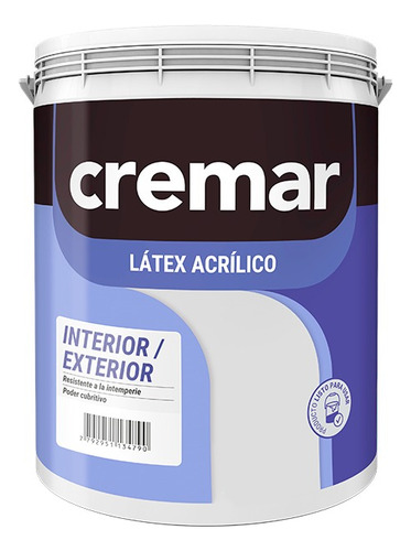 Cremar Pintura Latex Int/exterior Mate 20lt - Sinteplast