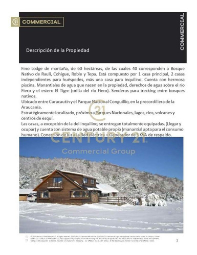 Imagen 2 de 27 de Venta De Lodge O Campo De Ensueño Rodeado De Bosque Nativ...
