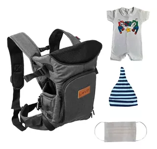 Mochila Porta Bebe 15kg Ergonomica 3 Posiciones Love 4008