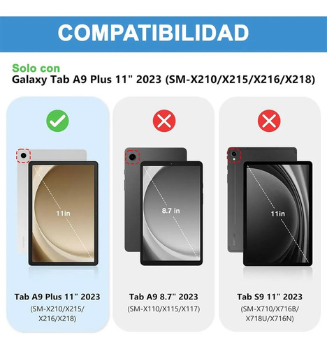 Vidrio Templado Para Tablet Samsung Galaxy A9 Plus X210