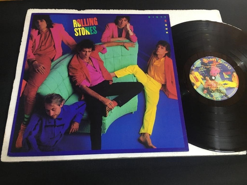 The Rolling Stones Dirty Work Vinilo Japon Jagger Richards