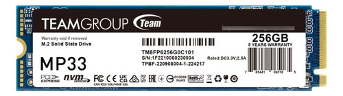 Disco Solido Teamgroup Mp33 M.2 Pcie 256gb