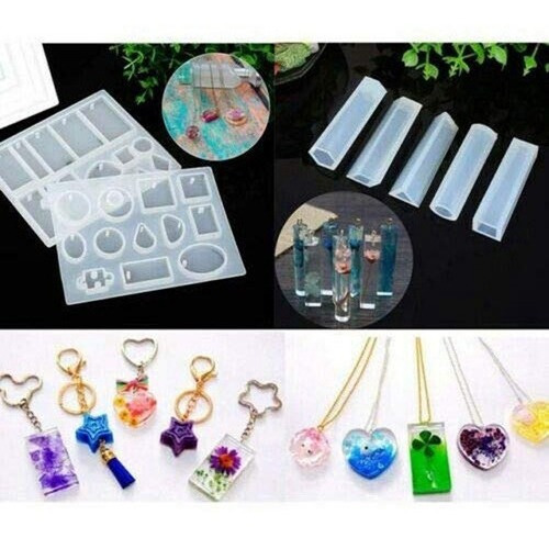 Imagen 4 de 7 de 277 Piezas De Resina De Joyería Molde De Cristal De Pegament