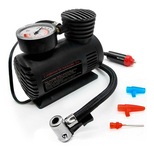 Kit Mini Compressor De Ar + Aspirador Portátil Automotivo