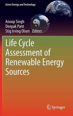 Libro Life Cycle Assessment Of Renewable Energy Sources -...