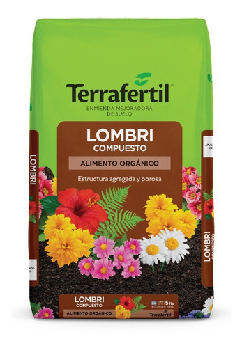 Lombri Compuesto Compost Humus Lombriz 50 Litros Terrafertil