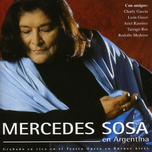 Mercedes Sosa - En Argentina - Cd Nuevo Charly Garcia Gieco