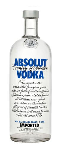 Absolut Vodka 1 L 