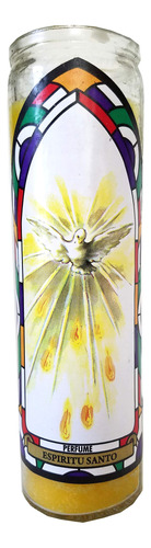 Espiritu Santo Perfume Amarillo Vela Devocional