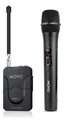 Movo Wmx-7-th+rx Sistema De Micrófono Inalámbrico De Mano - 