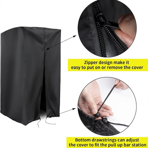 Funda Impermeable Para Barra De Con Cordón Inferior Para