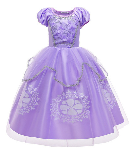 Disfraz De Princesa Sofía Para Halloween Para Niña