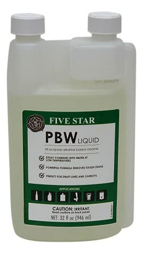 Cleaner Líquido 5 Estrellas Pbw (32 Oz)