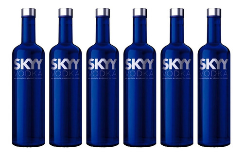 Vodka Skyy Sky X750cc Caja X6