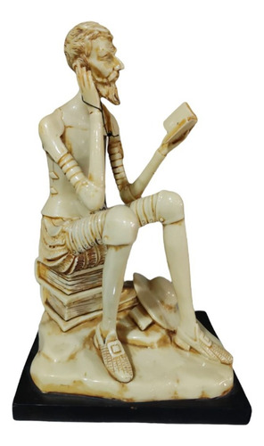 Quijote Leyendo Figura Decorativa - S62293