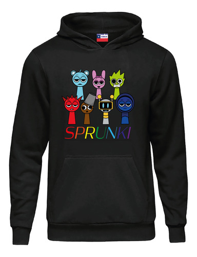 Poleron Sprunki  Estampado Dtf