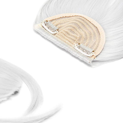 2 Uds. Extensiones De Cabello Con Flequillo Con Clip, Flequi