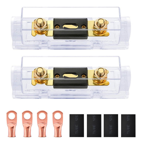 Fusible Anl De 2 Piezas Con Soporte Y Cubierta 200a