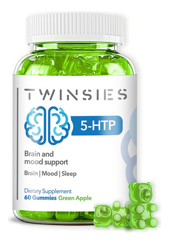 Goms De 5-htp De 5-htp 200mg Com Suplemento L-triptofano Par