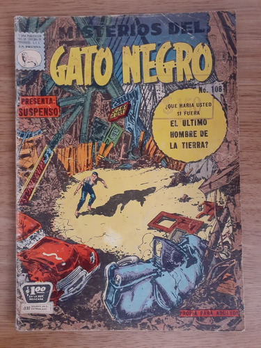 Cómic Misterios Del Gato Negro Número 108 La Prensa 1960