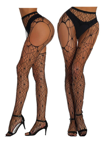 Bodystockings Sexy De Malla Con Forma De G Para Mujer, Talla