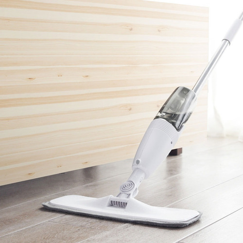 Trapeador Piso Con Rociador Spray 2 Mopas Microfibra Lampazo