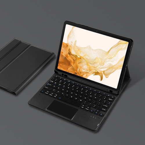 Capa De Teclado Trackpad Para Samsung Galaxy Tab S8/s7 11
