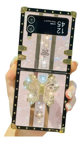Funda Para Galaxy Z Flip 3/ Z Flip 4 Rosa Flexible Shockproo
