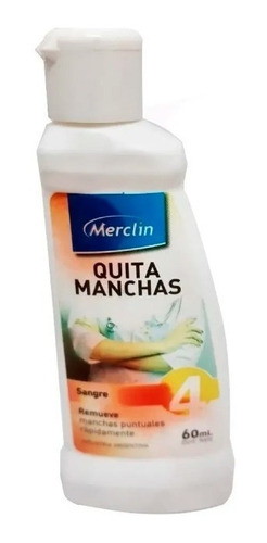 Quita Manchas Merclin Birome Sangre Oxido Pasto Café Salsas