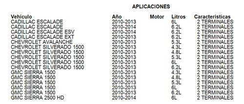 Sensor Temperatura Sierra 3500 Hd 2010-2014 6.0l