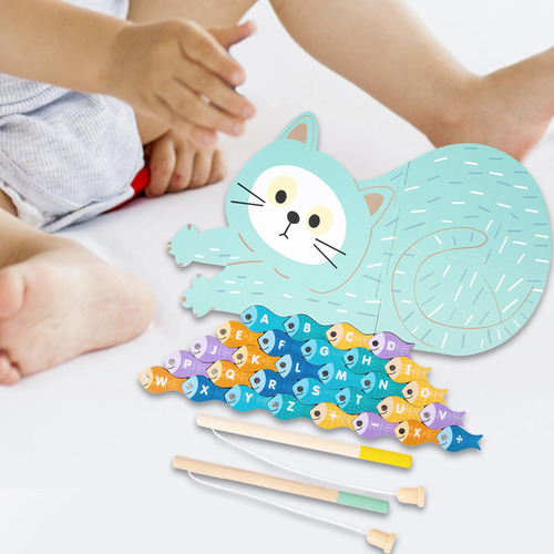 Juego De Pesca, Juguetes Preescolares De Aprendizaje