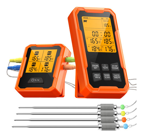 Termometro Inalambrico Para Carne, Termometro Remoto Para Ca