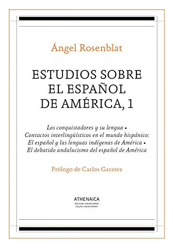 Libro Estudios Sobre El Español De América, 1 De Rosenblat Á